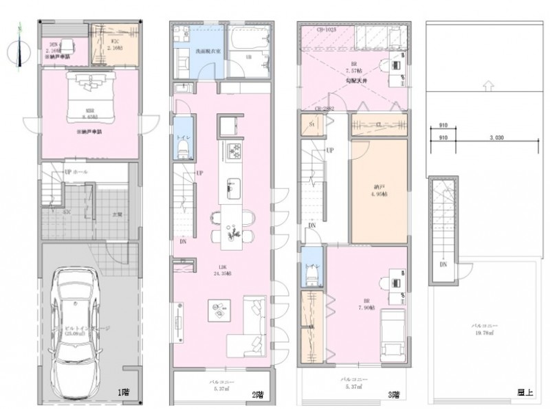 建物参考プラン（間取り）